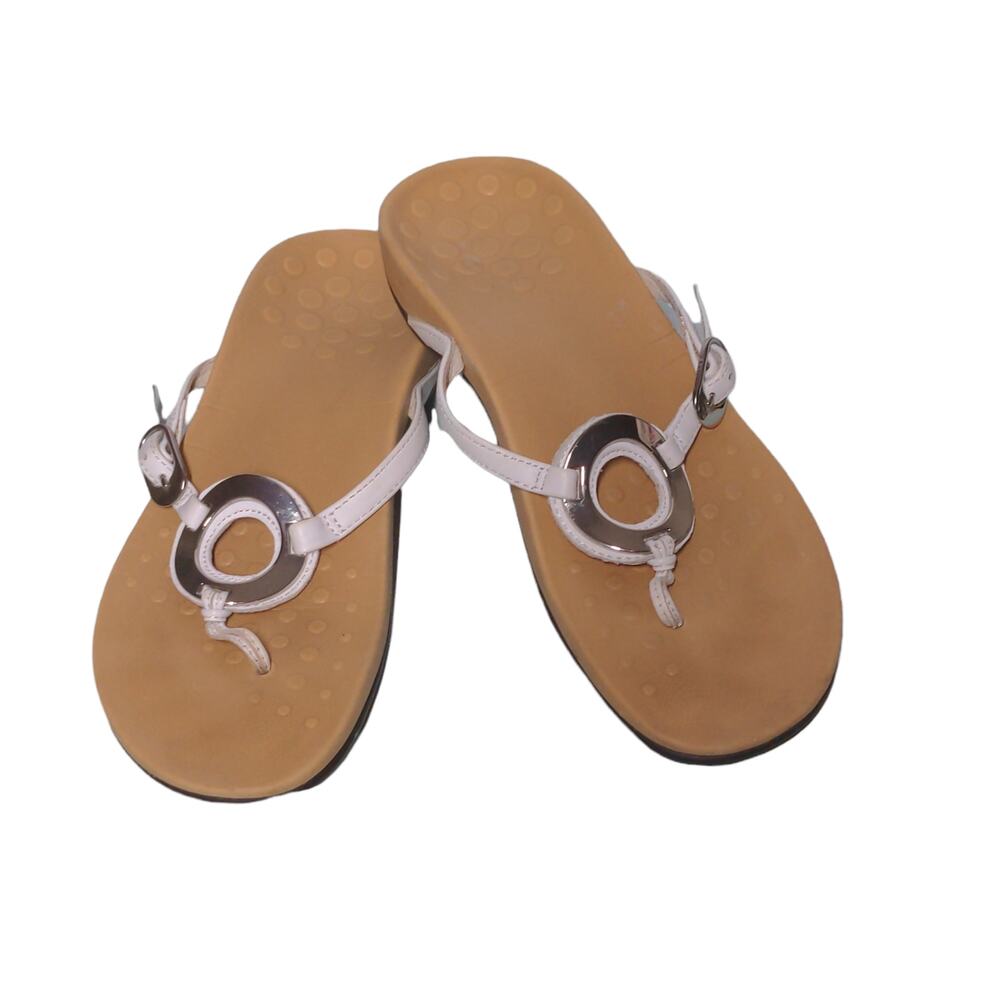 Vionic White Flip Flop Sandal Karina - Size 10-10.5 (est.)